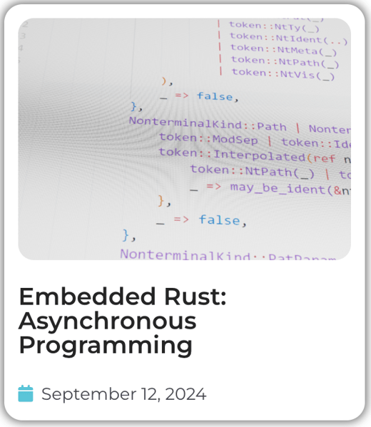 Embedded Rust